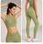 Yoga Clothing Set Women's High Waisted Leggings and Top Two Piece Seamless Fitness Exercise Clothing Fitness Underwear plus size Yoga Clothing Set Women's High Waisted Leggings and Top Two Piece Seamless Fitness Exercise Clothing Fitness Underwear plus size