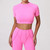 Yoga T-Shirt Women Seamless Fitness Crop Top Workout Gym Push Up Shirts Short Sleeve Quick-drying Yoga Sport Top Sportswear Yoga T-Shirt Women Seamless Fitness Crop Top Workout Gym Push Up Shirts Short Sleeve Quick-drying Yoga Sport Top Sportswear