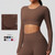 Yoga Shirts For Women Long Sleeve With Padded Fitness Running Gym Clothes Workout Dry Fit Breathable High Elastic Sports Top Yoga Shirts For Women Long Sleeve With Padded Fitness Running Gym Clothes Workout Dry Fit Breathable High Elastic Sports Top