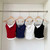 Yoga Tank Top, One-piece Mock Two-piece Sports Tank Top With Push-up Bra Pads, Breathable Quick-Drying Workout Fitness Wear Yoga Tank Top, One-piece Mock Two-piece Sports Tank Top With Push-up Bra Pads, Breathable Quick-Drying Workout Fitness Wear