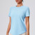 Yoga Classic T-shirt Women's Fitness Yoga Clothing Short Sleeve Round Neck Sports T-shirt Yoga Classic T-shirt Women's Fitness Yoga Clothing Short Sleeve Round Neck Sports T-shirt