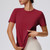 Yoga Classic T-shirt Women's Fitness Yoga Clothing Short Sleeve Round Neck Sports T-shirt Yoga Classic T-shirt Women's Fitness Yoga Clothing Short Sleeve Round Neck Sports T-shirt