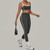 Yoga Suit Sports Fitness High Waist Peach Hip Tight Removable Padding Sports Bra Outfit Running Workout Clothes Gym Leggings Set Yoga Suit Sports Fitness High Waist Peach Hip Tight Removable Padding Sports Bra Outfit Running Workout Clothes Gym Leggings Set