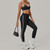 Yoga Suit Sports Fitness High Waist Peach Hip Tight Removable Padding Sports Bra Outfit Running Workout Clothes Gym Leggings Set Yoga Suit Sports Fitness High Waist Peach Hip Tight Removable Padding Sports Bra Outfit Running Workout Clothes Gym Leggings Set