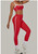 Yoga Suit Sports Fitness High Waist Peach Hip Tight Removable Padding Sports Bra Outfit Running Workout Clothes Gym Leggings Set Yoga Suit Sports Fitness High Waist Peach Hip Tight Removable Padding Sports Bra Outfit Running Workout Clothes Gym Leggings Set