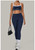 Yoga Suit Sports Fitness High Waist Peach Hip Tight Removable Padding Sports Bra Outfit Running Workout Clothes Gym Leggings Set Yoga Suit Sports Fitness High Waist Peach Hip Tight Removable Padding Sports Bra Outfit Running Workout Clothes Gym Leggings Set