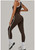 Yoga Suit Sports Fitness High Waist Peach Hip Tight Removable Padding Sports Bra Outfit Running Workout Clothes Gym Leggings Set Yoga Suit Sports Fitness High Waist Peach Hip Tight Removable Padding Sports Bra Outfit Running Workout Clothes Gym Leggings Set
