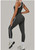 Yoga Suit Sports Fitness High Waist Peach Hip Tight Removable Padding Sports Bra Outfit Running Workout Clothes Gym Leggings Set Yoga Suit Sports Fitness High Waist Peach Hip Tight Removable Padding Sports Bra Outfit Running Workout Clothes Gym Leggings Set