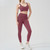 Yoga Set High-end Sports Solid Color High Elastic Tight High-intensity Sports Suit Fitness Clothes Women Gym Set Women Yoga Set High-end Sports Solid Color High Elastic Tight High-intensity Sports Suit Fitness Clothes Women Gym Set Women