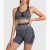 Seamless Yoga Sets Sports Fitness Peach Hip-lifting Shorts Beauty Back Short-Sleeved Suits Workout Gym Leggings Set for Women Seamless Yoga Sets Sports Fitness Peach Hip-lifting Shorts Beauty Back Short-Sleeved Suits Workout Gym Leggings Set for Women