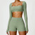 Yoga Suit 2 Pieces Sportswear Sports Set Women Tracksuits Gym Clothes Sport Bra Fitness Long Sleeve Top Workout Legging Yoga Set Yoga Suit 2 Pieces Sportswear Sports Set Women Tracksuits Gym Clothes Sport Bra Fitness Long Sleeve Top Workout Legging Yoga Set