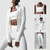 Yoga Set 2/3 Pieces Fitness Women Solid Color Stretch Athletic Suit Sexy Bra Zipper Jacket High Waist Leggings Female Sportswear Yoga Set 2/3 Pieces Fitness Women Solid Color Stretch Athletic Suit Sexy Bra Zipper Jacket High Waist Leggings Female Sportswear