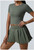 Yoga Set 2 Pieces Women Workout Sport Suits Gym High Wais Shorts Skirt Fitness T-Shirt Female Sportswear One Shoulder Yoga Vest Yoga Set 2 Pieces Women Workout Sport Suits Gym High Wais Shorts Skirt Fitness T-Shirt Female Sportswear One Shoulder Yoga Vest