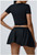 Yoga Set 2 Pieces Women Workout Sport Suits Gym High Wais Shorts Skirt Fitness T-Shirt Female Sportswear One Shoulder Yoga Vest Yoga Set 2 Pieces Women Workout Sport Suits Gym High Wais Shorts Skirt Fitness T-Shirt Female Sportswear One Shoulder Yoga Vest