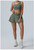Yoga Set 2 Pieces Women Workout Sport Suits Gym High Wais Shorts Skirt Fitness T-Shirt Female Sportswear One Shoulder Yoga Vest Yoga Set 2 Pieces Women Workout Sport Suits Gym High Wais Shorts Skirt Fitness T-Shirt Female Sportswear One Shoulder Yoga Vest
