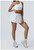 Yoga Set 2 Pieces Women Workout Sport Suits Gym High Wais Shorts Skirt Fitness T-Shirt Female Sportswear One Shoulder Yoga Vest Yoga Set 2 Pieces Women Workout Sport Suits Gym High Wais Shorts Skirt Fitness T-Shirt Female Sportswear One Shoulder Yoga Vest