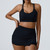 Yoga Sets 2 Pieces Workout Sets for Women Tracksuit Sportswear Gym Clothes High Waist Shorts Outfits Running Suits Fitness Bras Yoga Sets 2 Pieces Workout Sets for Women Tracksuit Sportswear Gym Clothes High Waist Shorts Outfits Running Suits Fitness Bras