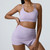 Yoga Sets 2 Pieces Workout Sets for Women Tracksuit Sportswear Gym Clothes High Waist Shorts Outfits Running Suits Fitness Bras Yoga Sets 2 Pieces Workout Sets for Women Tracksuit Sportswear Gym Clothes High Waist Shorts Outfits Running Suits Fitness Bras