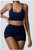 Yoga Sets 2 Pieces Workout Sets for Women Tracksuit Sportswear Gym Clothes High Waist Shorts Outfits Running Suits Fitness Bras Yoga Sets 2 Pieces Workout Sets for Women Tracksuit Sportswear Gym Clothes High Waist Shorts Outfits Running Suits Fitness Bras