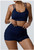 Yoga Sets 2 Pieces Workout Sets for Women Tracksuit Sportswear Gym Clothes High Waist Shorts Outfits Running Suits Fitness Bras Yoga Sets 2 Pieces Workout Sets for Women Tracksuit Sportswear Gym Clothes High Waist Shorts Outfits Running Suits Fitness Bras