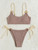 Sexy Ribbed Bikini for Women, Push Up Swimwear, Female Bikinis Set, Beachwear with Straps, Brazilian Bathing Suits, Swimsuits Sexy Ribbed Bikini for Women, Push Up Swimwear, Female Bikinis Set, Beachwear with Straps, Brazilian Bathing Suits, Swimsuits