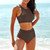 Bikinis 2024 Women High Waist Swimsuit Solid Neck Swimwear Female Sports Vest Bathers Bathing Swimming Suit Summer Beachwear Bikinis 2024 Women High Waist Swimsuit Solid Neck Swimwear Female Sports Vest Bathers Bathing Swimming Suit Summer Beachwear