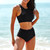 Bikinis 2024 Women High Waist Swimsuit Solid Neck Swimwear Female Sports Vest Bathers Bathing Swimming Suit Summer Beachwear Bikinis 2024 Women High Waist Swimsuit Solid Neck Swimwear Female Sports Vest Bathers Bathing Swimming Suit Summer Beachwear