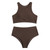 Bikinis 2024 Women High Waist Swimsuit Solid Neck Swimwear Female Sports Vest Bathers Bathing Swimming Suit Summer Beachwear Bikinis 2024 Women High Waist Swimsuit Solid Neck Swimwear Female Sports Vest Bathers Bathing Swimming Suit Summer Beachwear