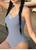 Bikinis 2025 Women Summer Beachwear High Waist Swimsuit Solid Neck Swimwear Female Sports Vest Bathers Bathing Swimming Suit Bikinis 2025 Women Summer Beachwear High Waist Swimsuit Solid Neck Swimwear Female Sports Vest Bathers Bathing Swimming Suit