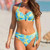 Push Up Bikinis Swimsuit Female Beachwear Floral Print Swimwear Women Bathing Suit High Waist Bikini Sets Summer Sexy Biquinis