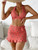 Sexy Low Cut Bikini Set+Ruffles Skirt Cover-Up Women 3 Pieces Swimsuit Halter Bandage Monokini Backless Swimwear Bathing Suits Sexy Low Cut Bikini Set+Ruffles Skirt Cover-Up Women 3 Pieces Swimsuit Halter Bandage Monokini Backless Swimwear Bathing Suits