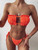 Sexy Bikini 2025 Pleated Bandeau Swimsuit Female Swimwear Women Mini Thong Bikini Set Bather Swimming Beachwear for Bathing Suit Sexy Bikini 2025 Pleated Bandeau Swimsuit Female Swimwear Women Mini Thong Bikini Set Bather Swimming Beachwear for Bathing Suit