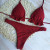 Summer Brazilian Bikini Set Women Sexy Bandage Top Thong Bottom 2 Pieces Set Push-up Swimwear Lace Up Swimsuit Beachwear Summer Brazilian Bikini Set Women Sexy Bandage Top Thong Bottom 2 Pieces Set Push-up Swimwear Lace Up Swimsuit Beachwear