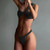 Bikini Set Women Sexy Sleeveless One Shoulder Swimsuit Two-Piece Swimwear 2025 Summer New Fashion Solid Color Bathing Beachwear Bikini Set Women Sexy Sleeveless One Shoulder Swimsuit Two-Piece Swimwear 2025 Summer New Fashion Solid Color Bathing Beachwear