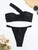 Bikini Set Women Sexy Sleeveless One Shoulder Swimsuit Two-Piece Swimwear 2025 Summer New Fashion Solid Color Bathing Beachwear Bikini Set Women Sexy Sleeveless One Shoulder Swimsuit Two-Piece Swimwear 2025 Summer New Fashion Solid Color Bathing Beachwear