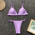 Bikini 2025 New Women's Split Solid Color Adjustable Size Swimsuit Bikini 2025 New Women's Split Solid Color Adjustable Size Swimsuit