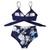 bikini Beach Style Floral Printed Women's Swimsuit Cross High Waisted Tow-piece For Teenagers biquinis feminino tendência 2024 bikini Beach Style Floral Printed Women's Swimsuit Cross High Waisted Tow-piece For Teenagers biquinis feminino tendência 2024