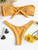 Bikini Bottoms Women's 2025 New Swimsuit Low Waisted Bottom Solid Brown Swimwear Thong Beachwear Brazilian Bathing Suit Summer Bikini Bottoms Women's 2025 New Swimsuit Low Waisted Bottom Solid Brown Swimwear Thong Beachwear Brazilian Bathing Suit Summer