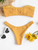 Bikini Bottoms Women's 2025 New Swimsuit Low Waisted Bottom Solid Brown Swimwear Thong Beachwear Brazilian Bathing Suit Summer Bikini Bottoms Women's 2025 New Swimsuit Low Waisted Bottom Solid Brown Swimwear Thong Beachwear Brazilian Bathing Suit Summer