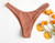 Bikini Bottoms Women's 2025 New Swimsuit Low Waisted Bottom Solid Brown Swimwear Thong Beachwear Brazilian Bathing Suit Summer Bikini Bottoms Women's 2025 New Swimsuit Low Waisted Bottom Solid Brown Swimwear Thong Beachwear Brazilian Bathing Suit Summer