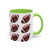Football Pattern Coffee Mug (11oz & 15oz) — Sports Fan Gift