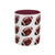 Football Pattern Coffee Mug (11oz & 15oz) — Sports Fan Gift