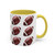 Football Pattern Coffee Mug (11oz & 15oz) — Sports Fan Gift