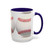 Baseball Pattern Mug — 11oz/15oz Ceramic Coffee Cup