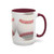 Baseball Pattern Mug — 11oz/15oz Ceramic Coffee Cup