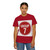 Group 7 T-Shirt — Retro Red Round Logo Tee