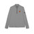 Embroidered Flame Logo Quarter-Zip Pullover