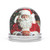 Santa Basketball Snow Globe – Festive Holiday Keepsake