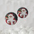 Santa Claus 11" Round Foil Balloon — Christmas Party Decoration