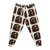 Primate Portrait Joggers — Vintage Monkey Face All-Over Print Athletic Pants
